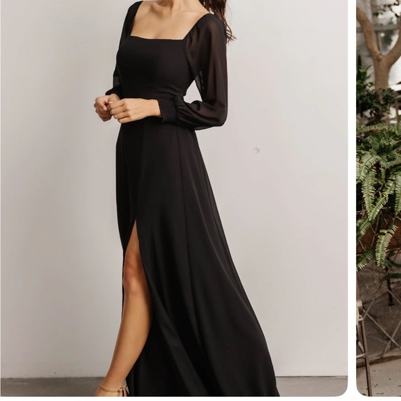 Black Maxi Dress - Picture 3 of 10